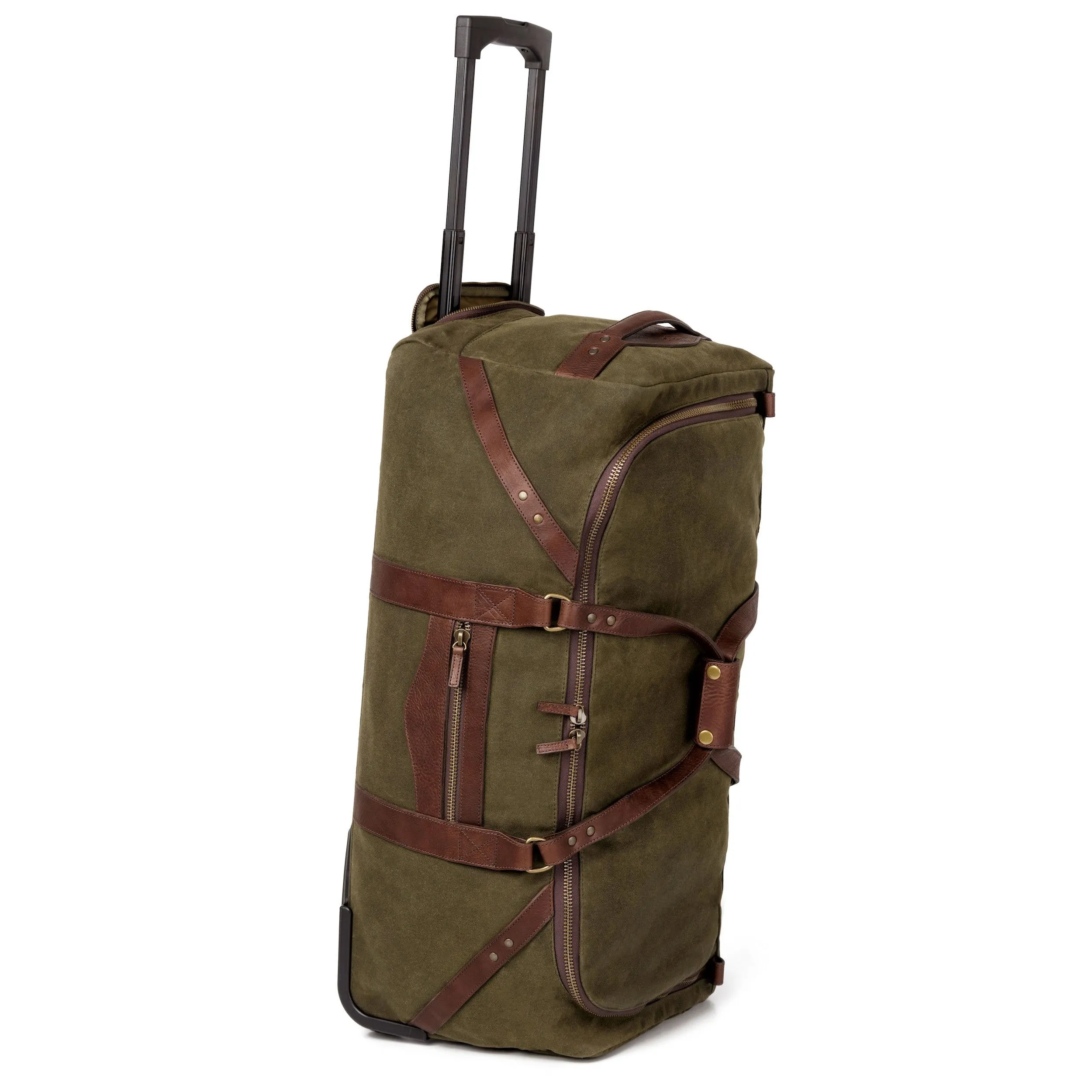 Campaign Waxed Canvas Large Roller Duffle