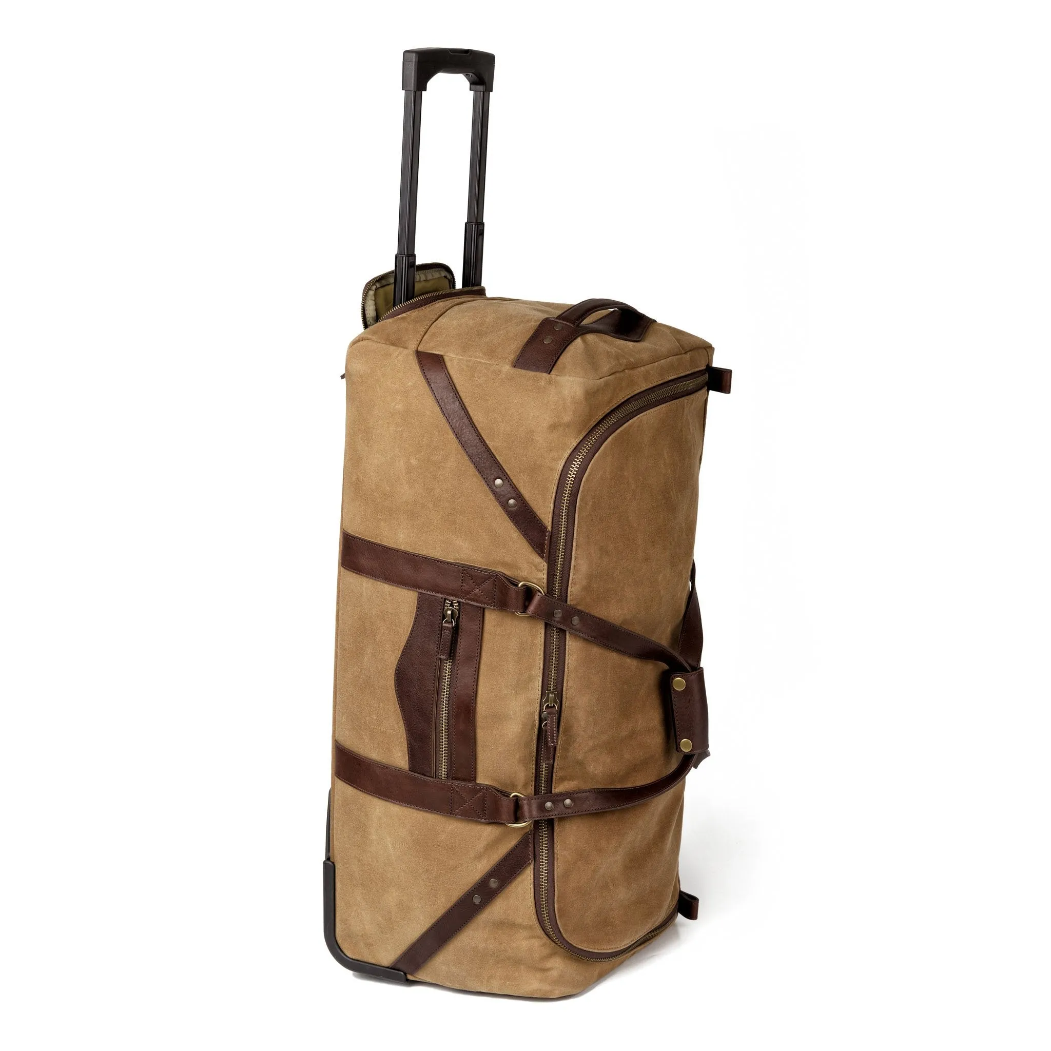 Campaign Waxed Canvas Large Roller Duffle