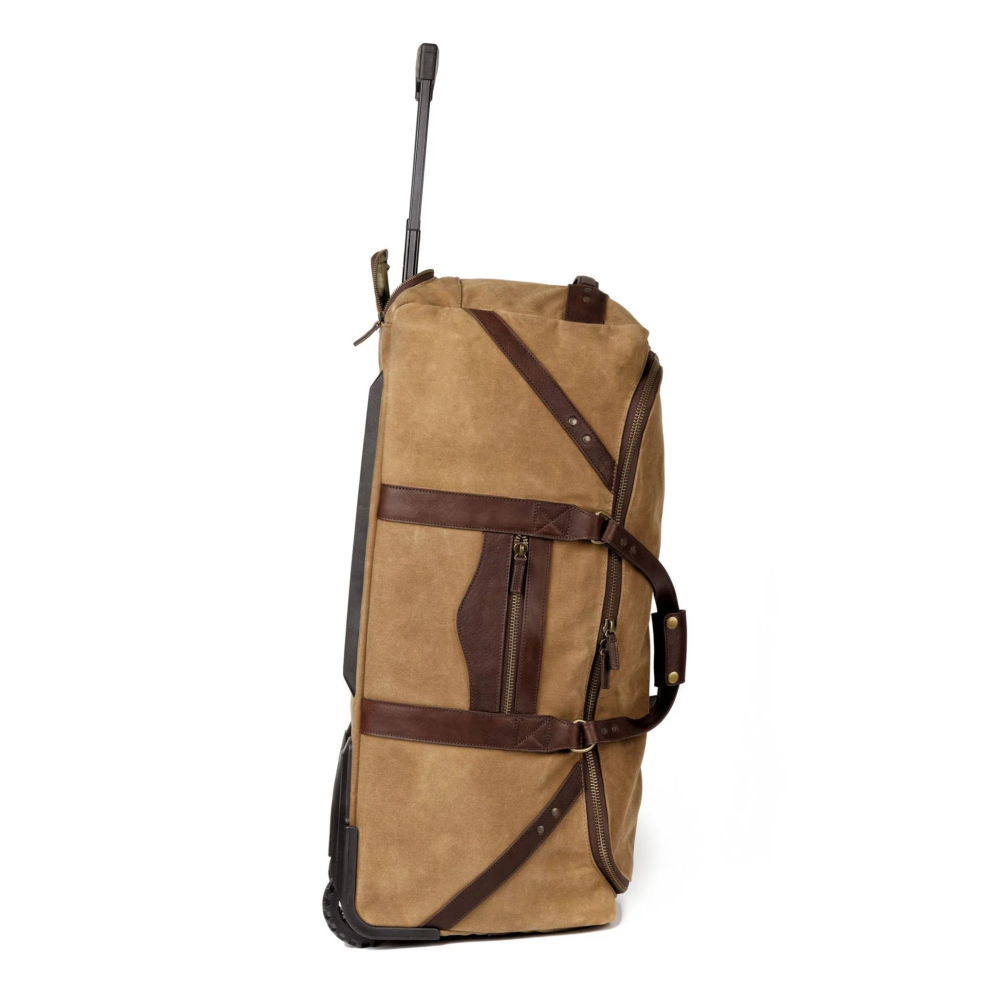 Campaign Waxed Canvas Large Roller Duffle