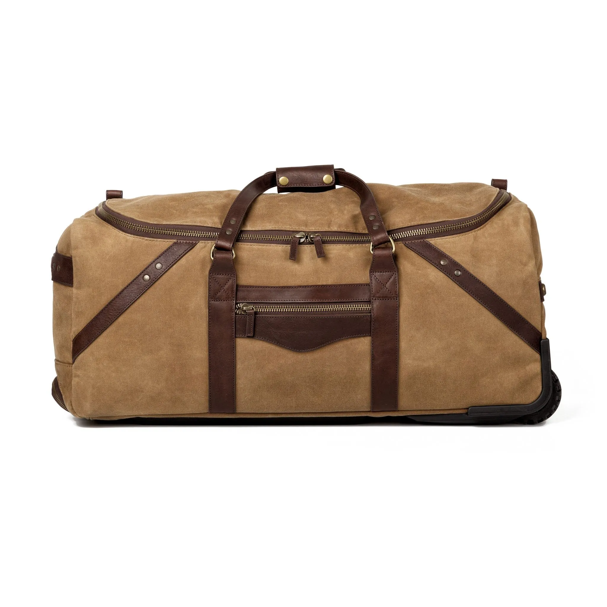 Campaign Waxed Canvas Large Roller Duffle