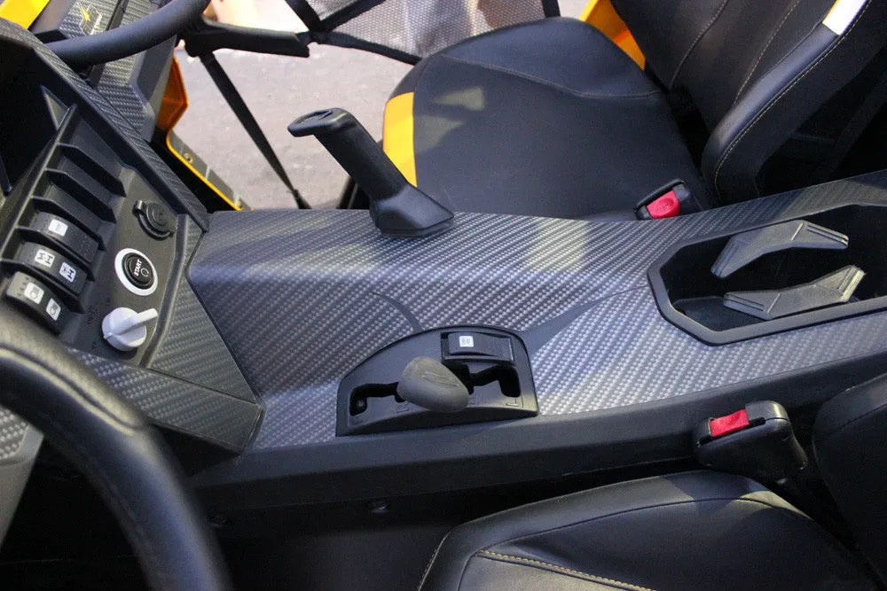 Can AM Maverick Carbon Fiber Dash Graphics