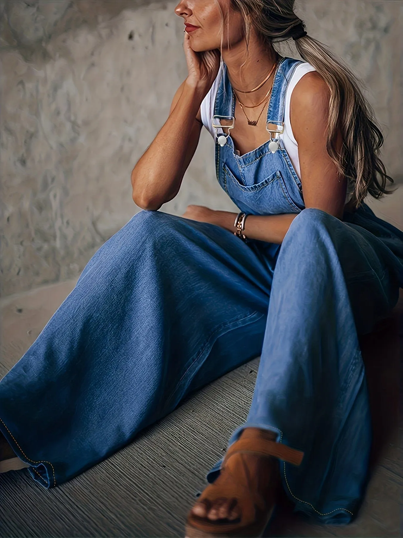 Casual Denim Overall