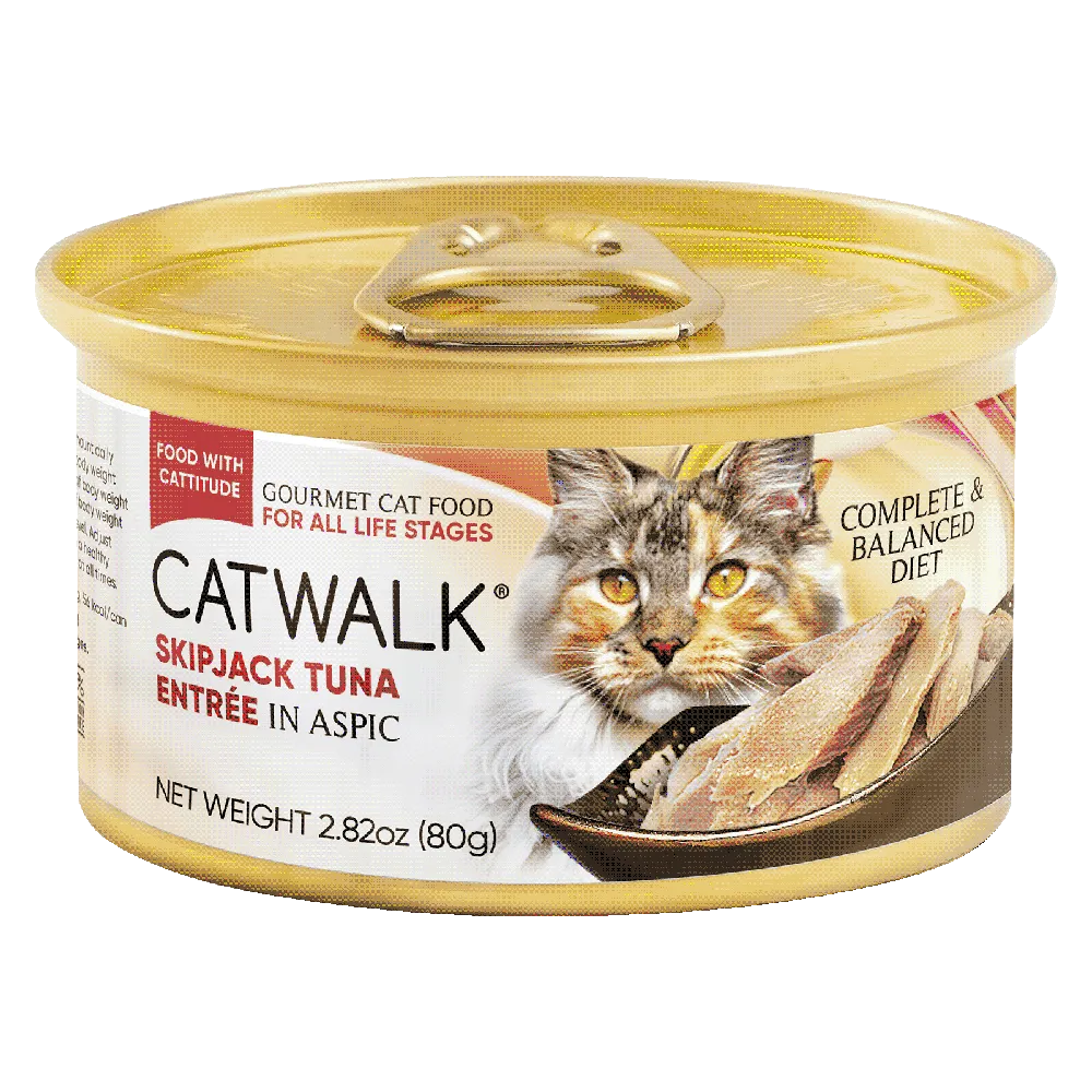 Catwalk Cat Skipjack Tuna Entree in Aspic 80g