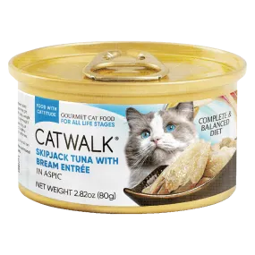 Catwalk Cat Skipjack Tuna with Bream Entree in Aspic 80g