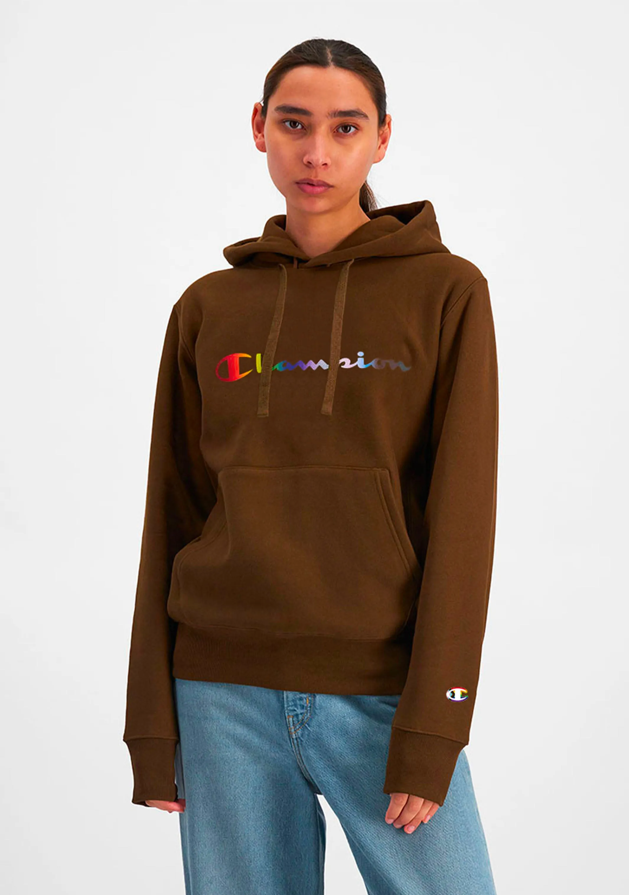 Champion Athletic Pride Script Hoodie <BR> AURCN LAH