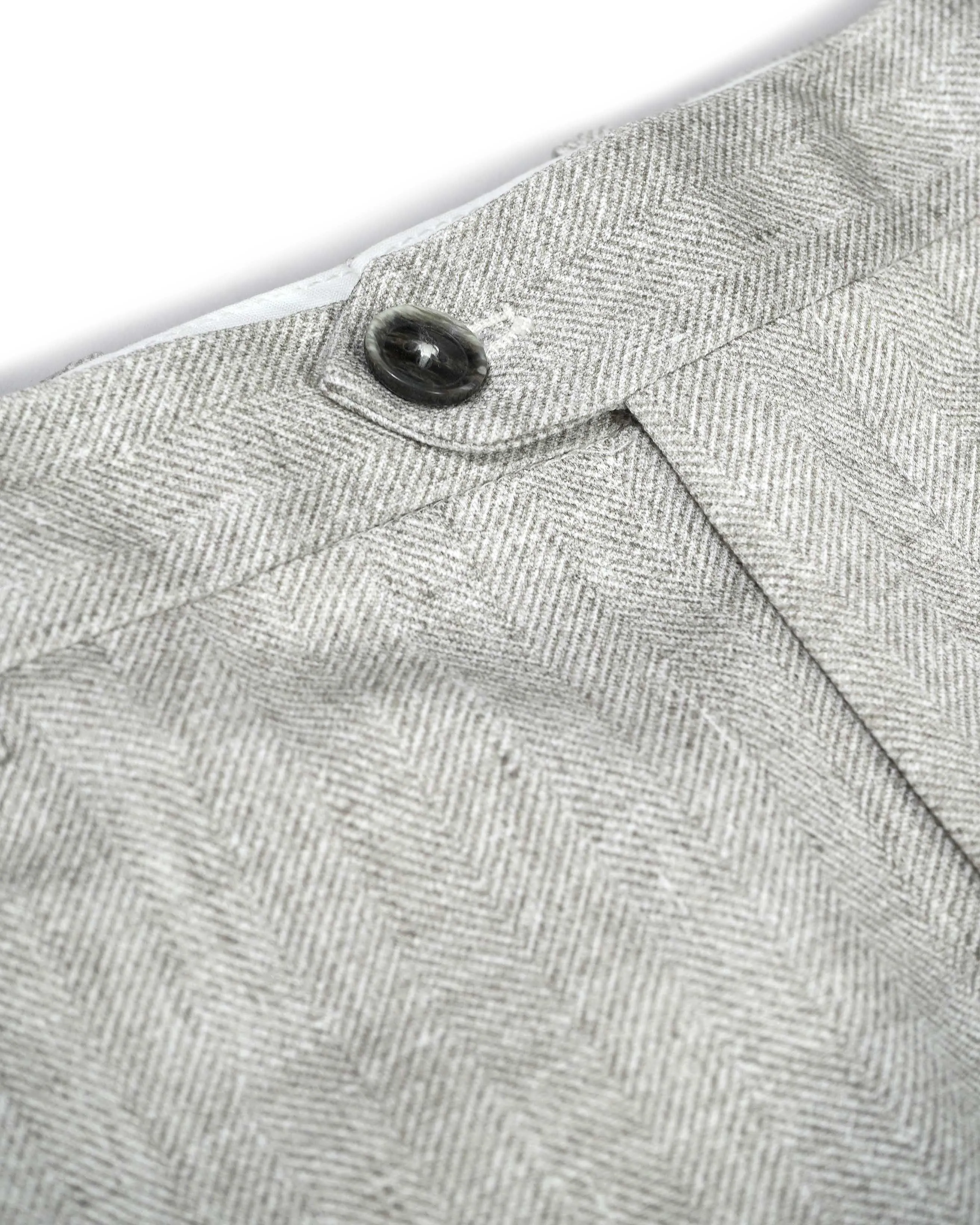 Circolo 1901 Herringbone Trousers - Beige