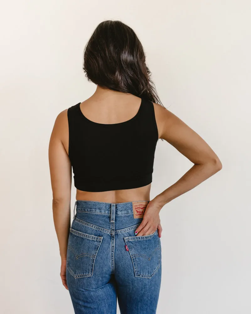 Classic Wide Strap Tank Halftee