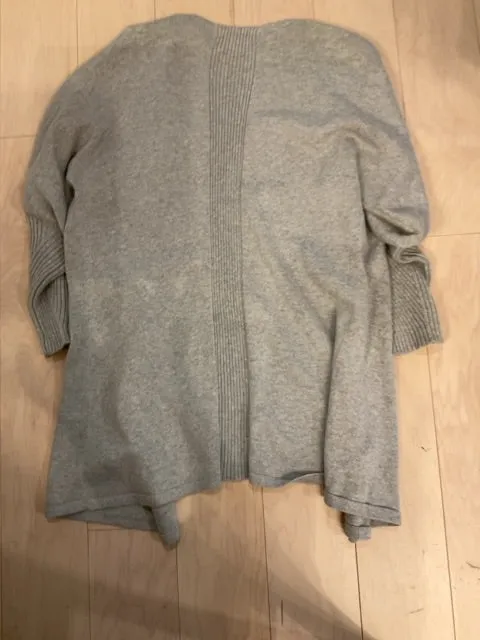 {{ClientCode}} GREY INDIGENOUS CARDIGAN, XS