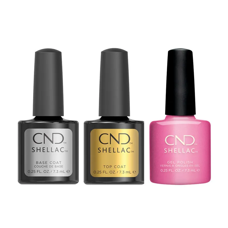 CND - Shellac Combo - Base, Top & Happy Go Lucky