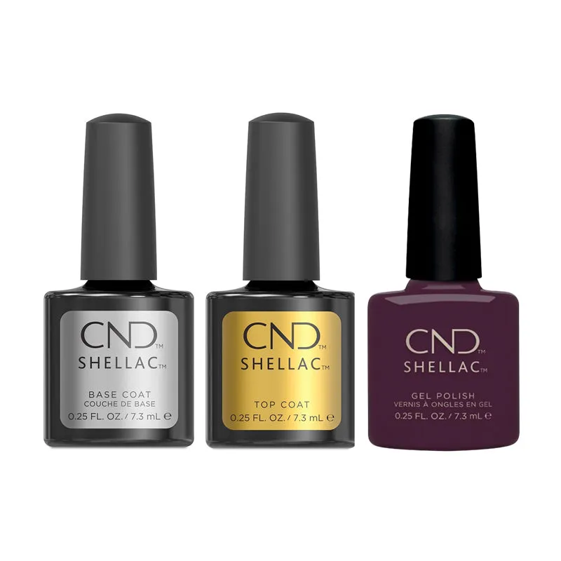 CND - Shellac Combo - Base, Top & Mulberry Tart