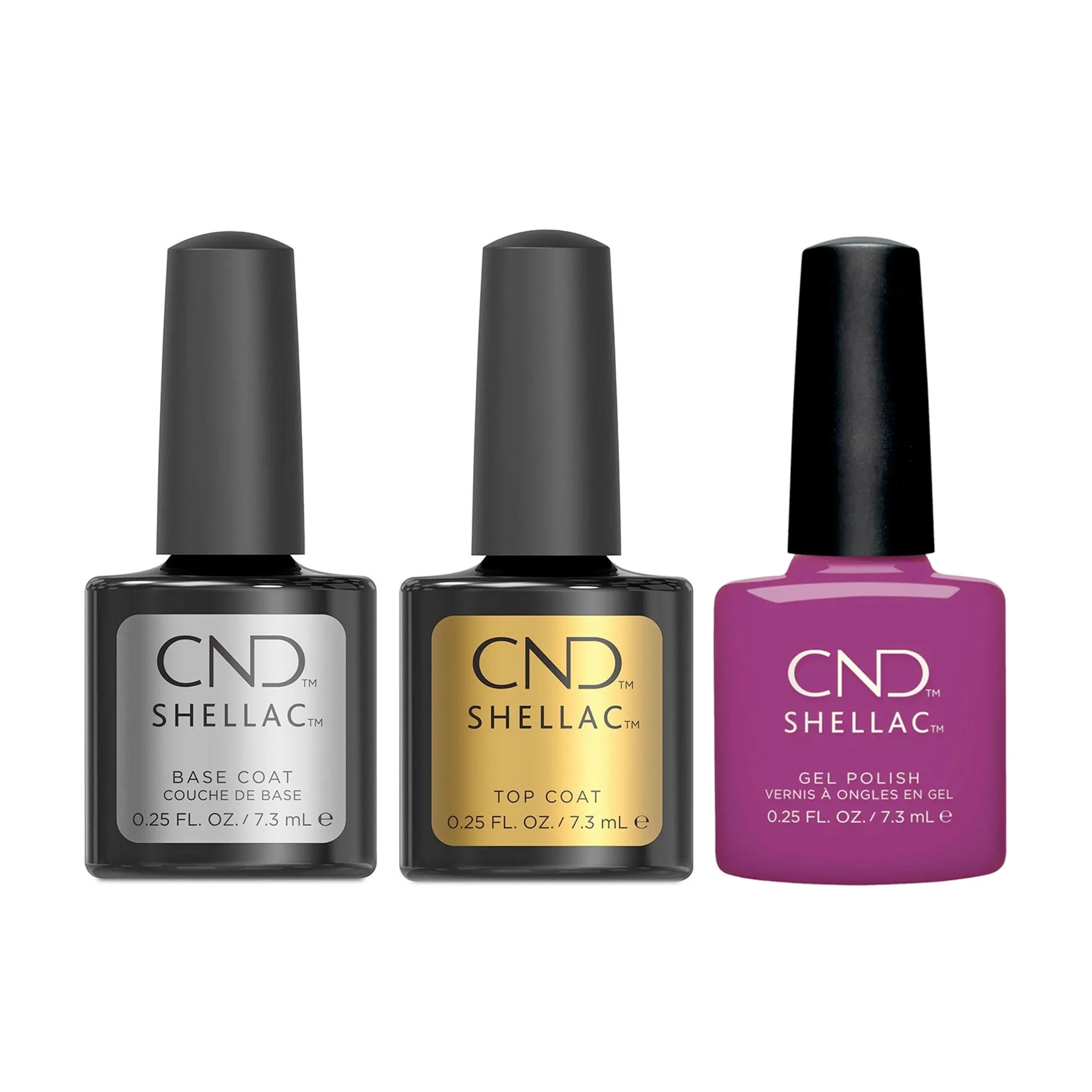 CND - Shellac Combo - Base, Top & Orchid Canopy