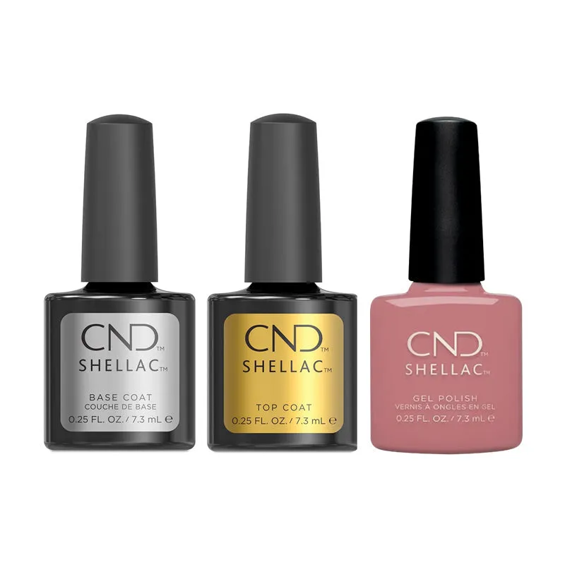 CND - Shellac Combo - Base, Top & Petal Party