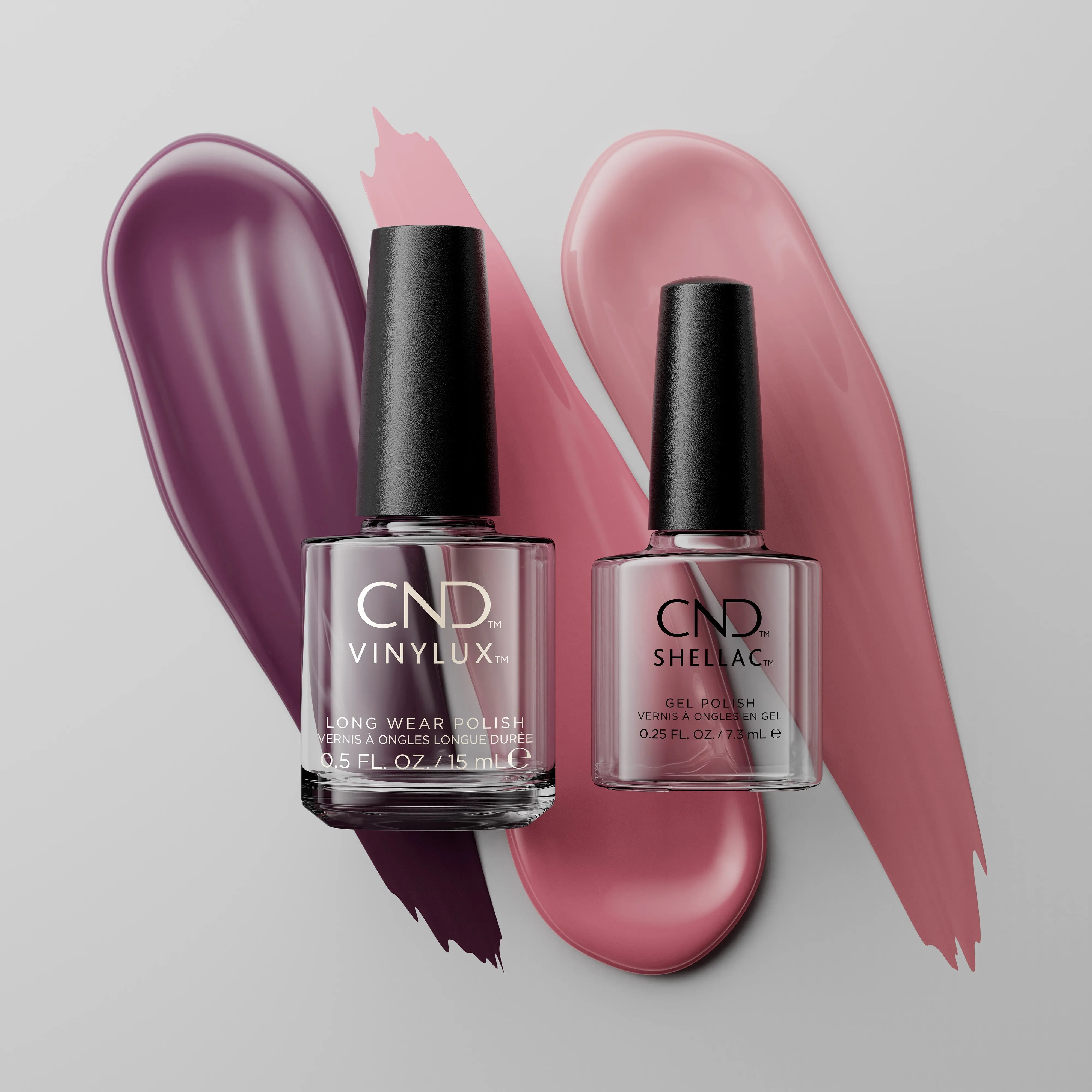 CND - Shellac Combo - Base, Top & Rose-mance