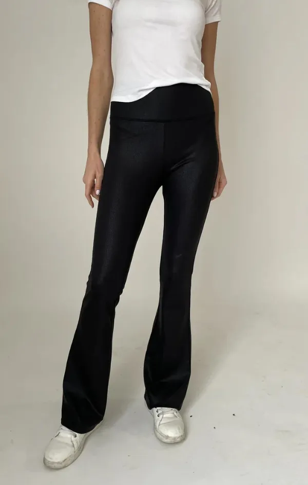 Coated Flare Pant