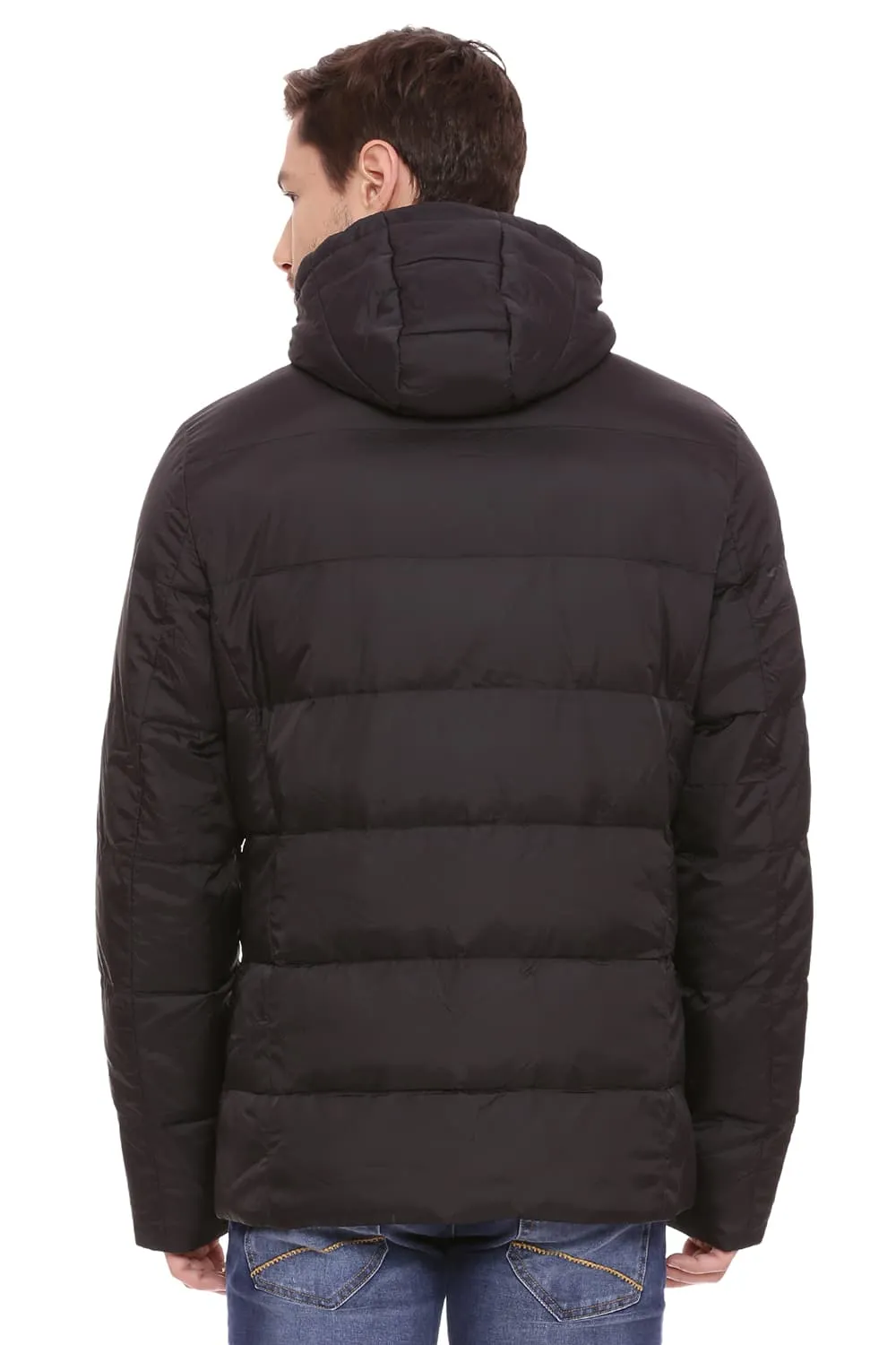 Comfort Fit Hooded Poly Fill Jacket