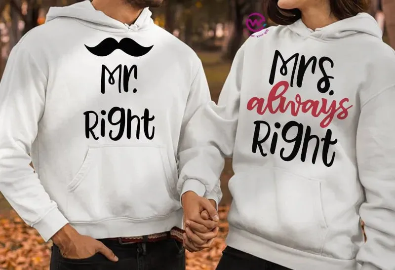 Couple Hoodie-Couples Icons