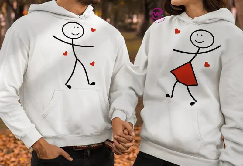 Couple Hoodie-Couples Icons