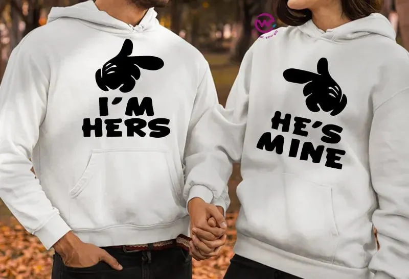 Couple Hoodie-Couples Icons