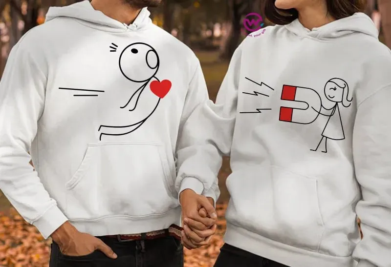 Couple Hoodie-Couples Icons