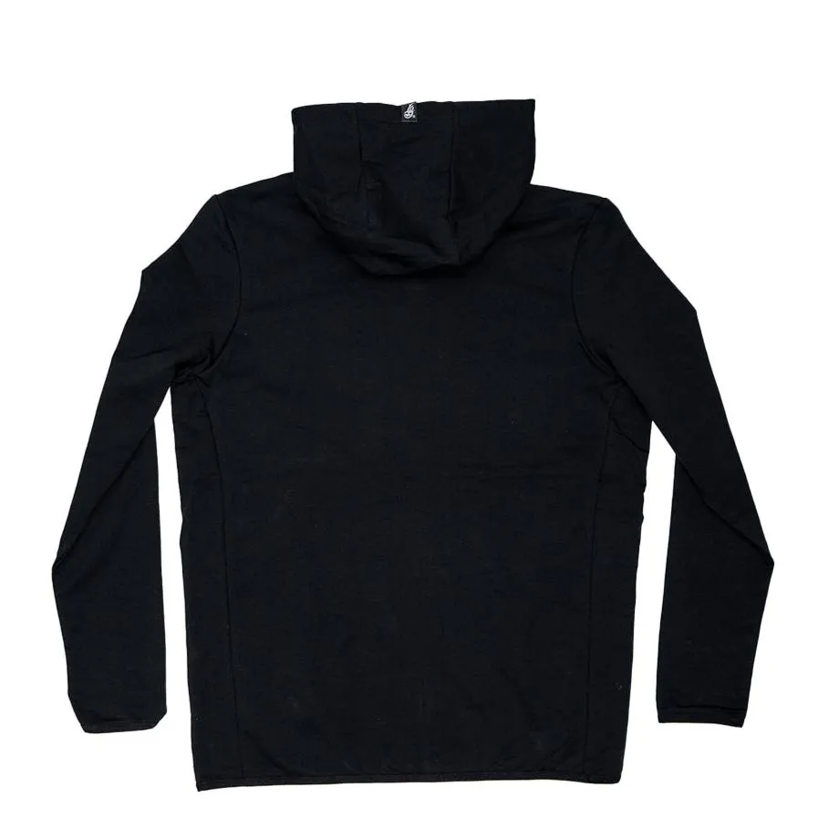 Cursive LB Men's Black Perform Zip Up Hoodie