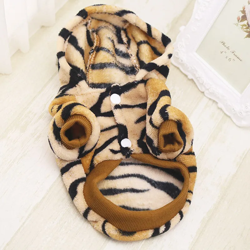 Cute Tiger Onesie Hoodie Costume for Dog