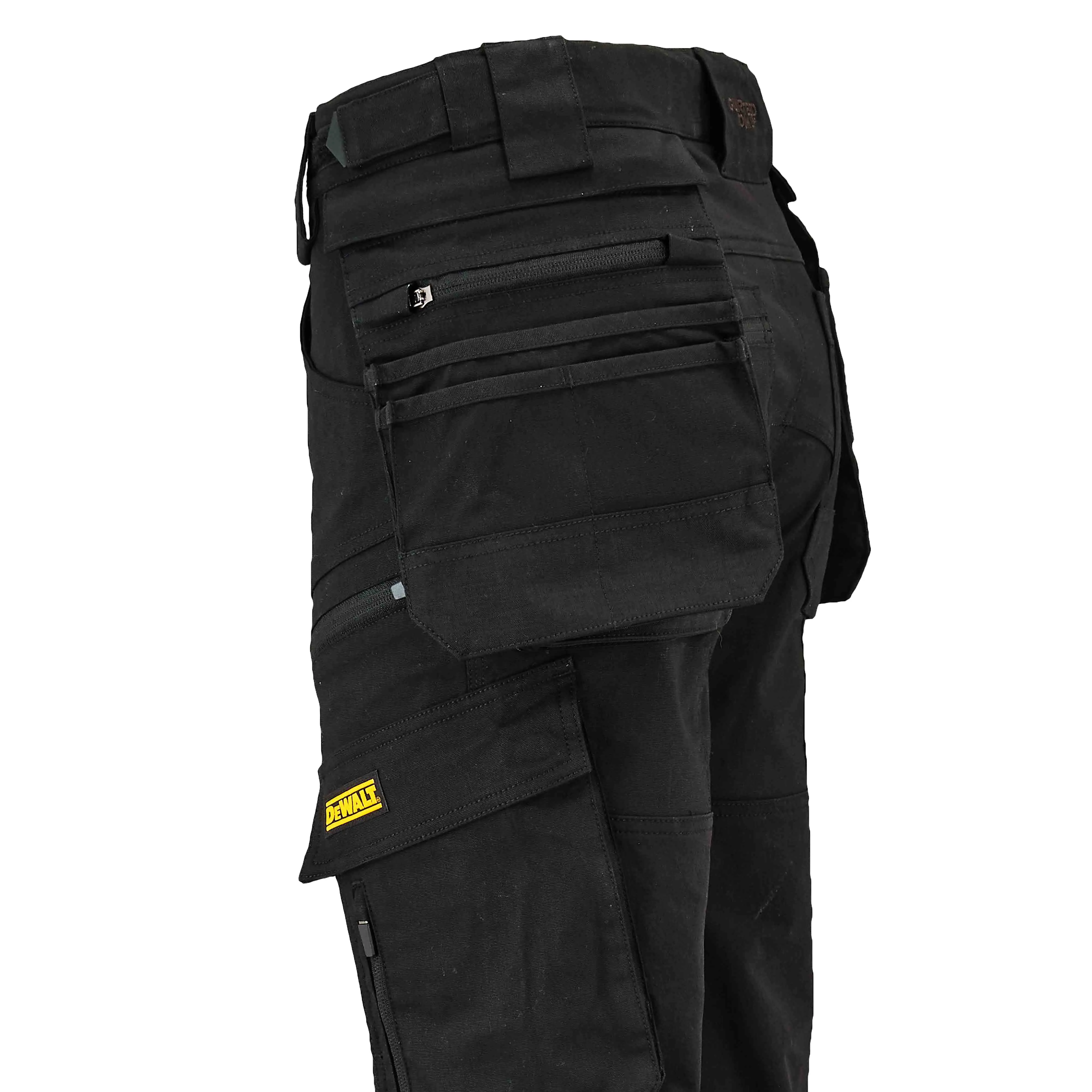 DEWALT Columbus Mens Pro-Stretch, Zip Off Holster Pocket, Slim Fit Work Trousers