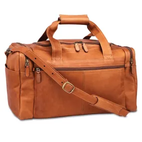 Dorado Leather 18" Multi-Pocket Duffel