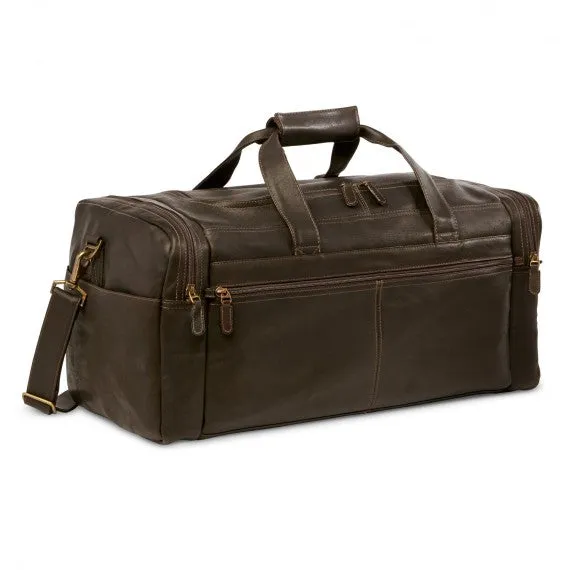 Dorado Leather 21" Multi-Pocket Duffel