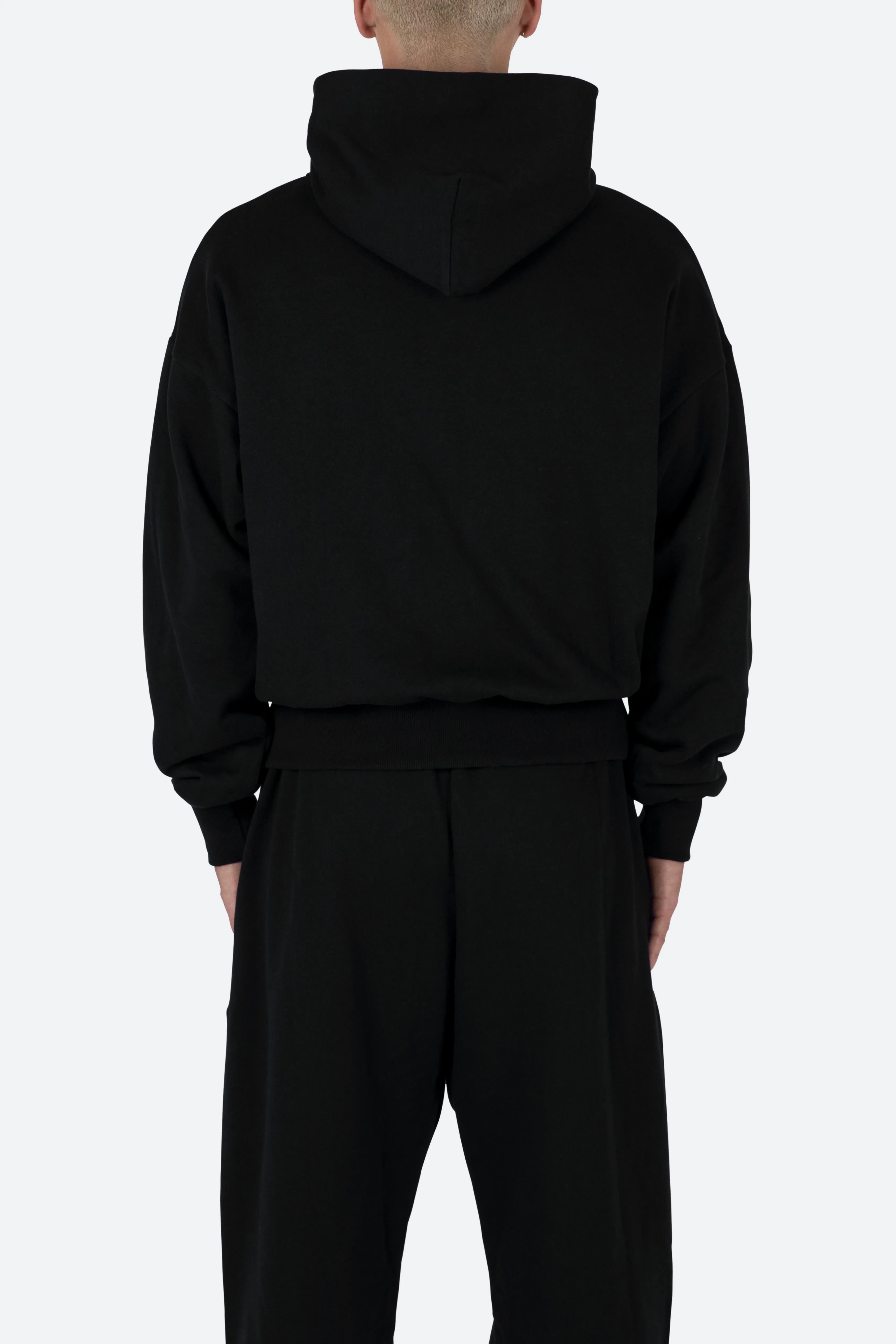 Double Layer Hoodie - Black