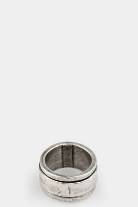 Double layer silver ring