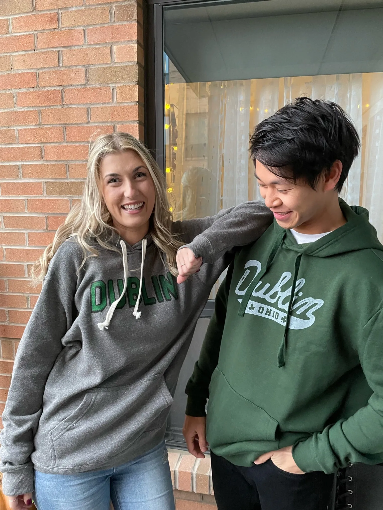 Dublin Script Unisex Green Hoodie | ADULT