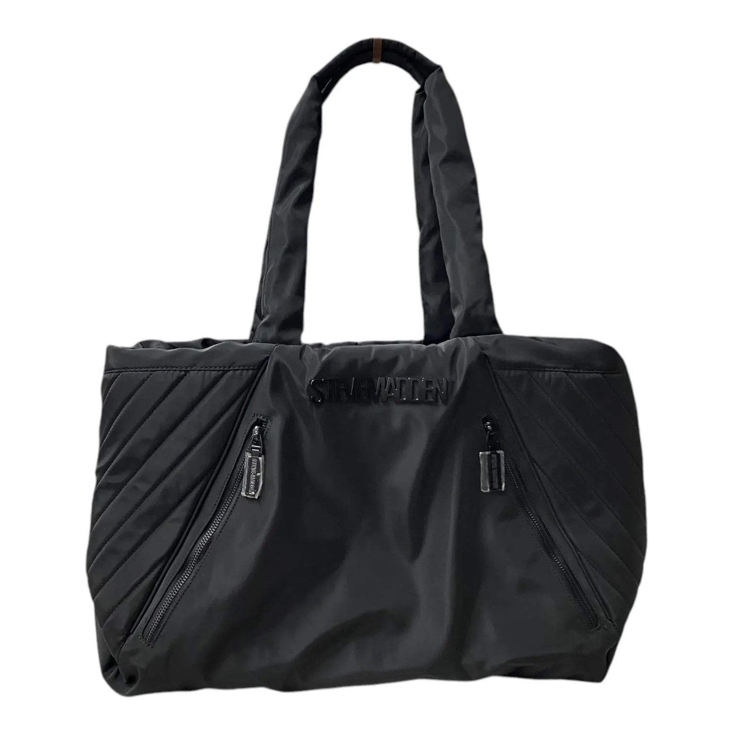 Duffle And Weekender By Steve Madden In Black, Size:Large