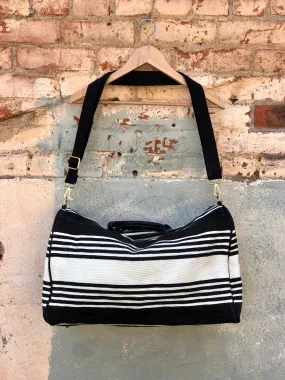 Easy Living Striped Weekender Tote