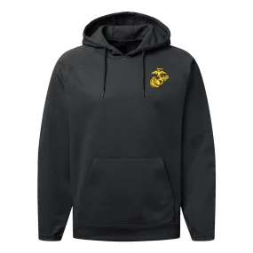 EGA Performance Fleece Hooded Sweatshirt - Gold Logo