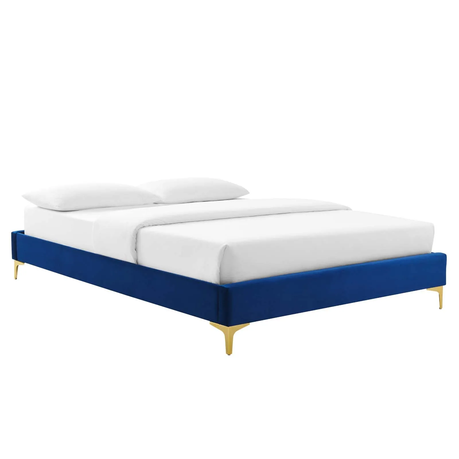 Elise Performance Velvet  Platform Bed