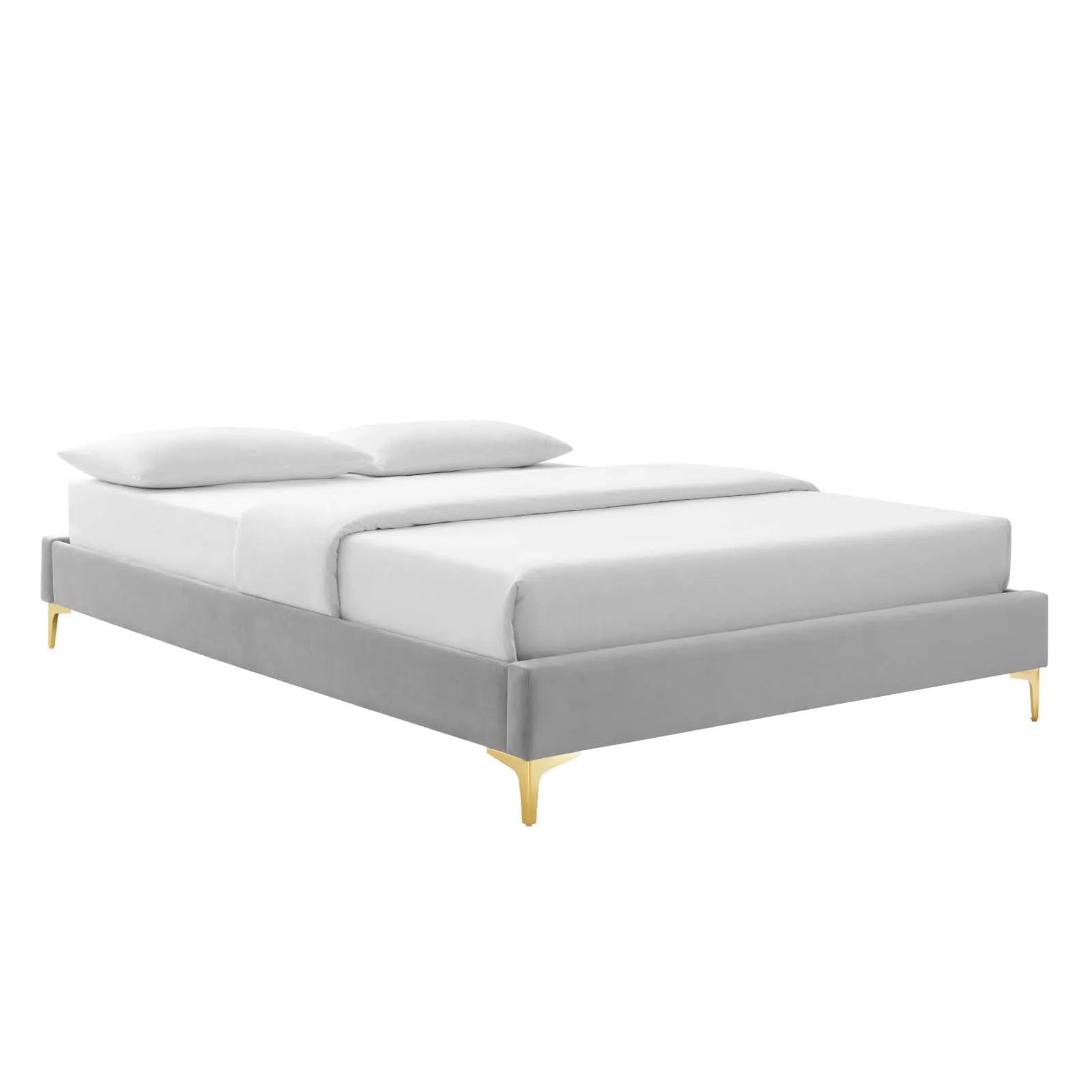 Elise Performance Velvet  Platform Bed