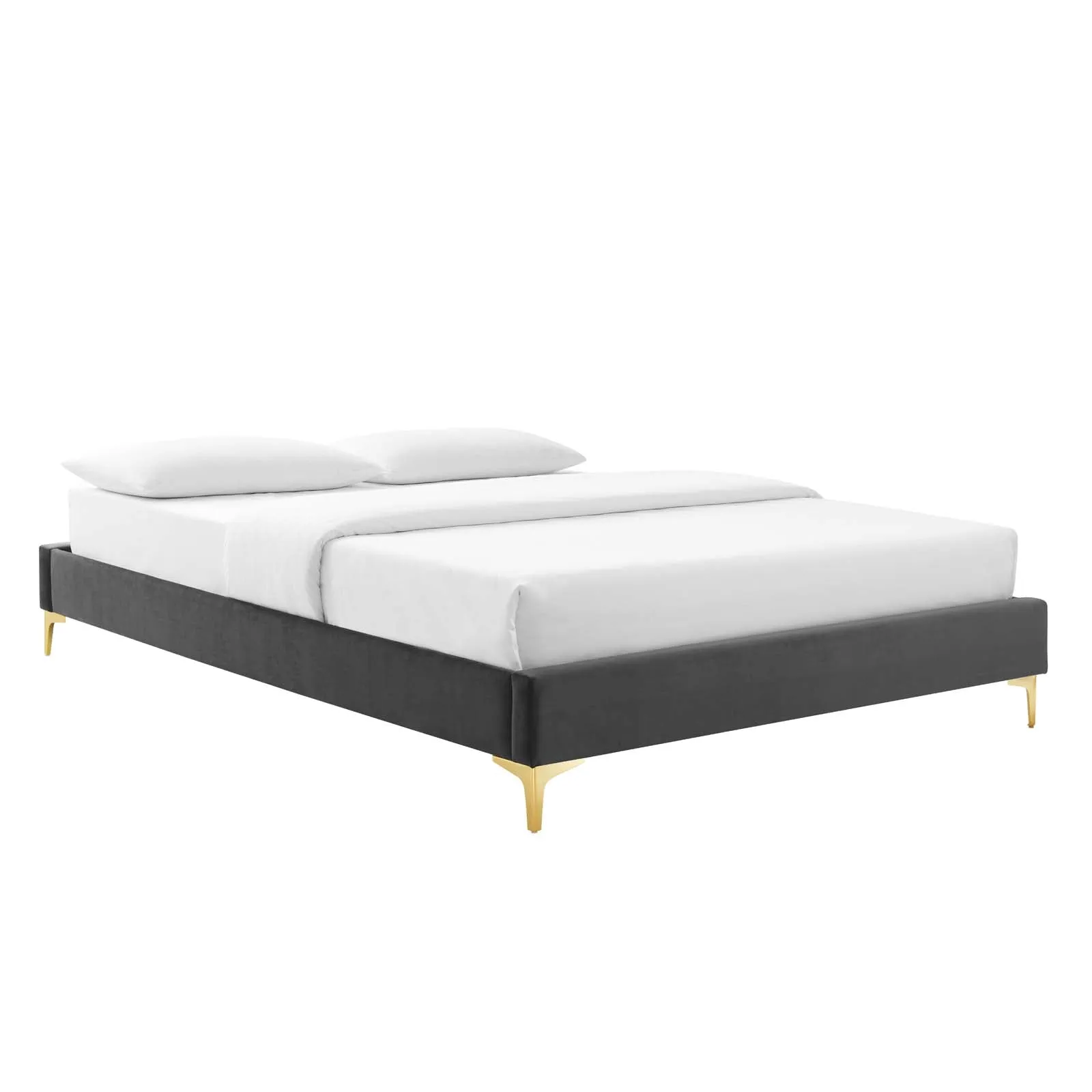 Elise Performance Velvet  Platform Bed