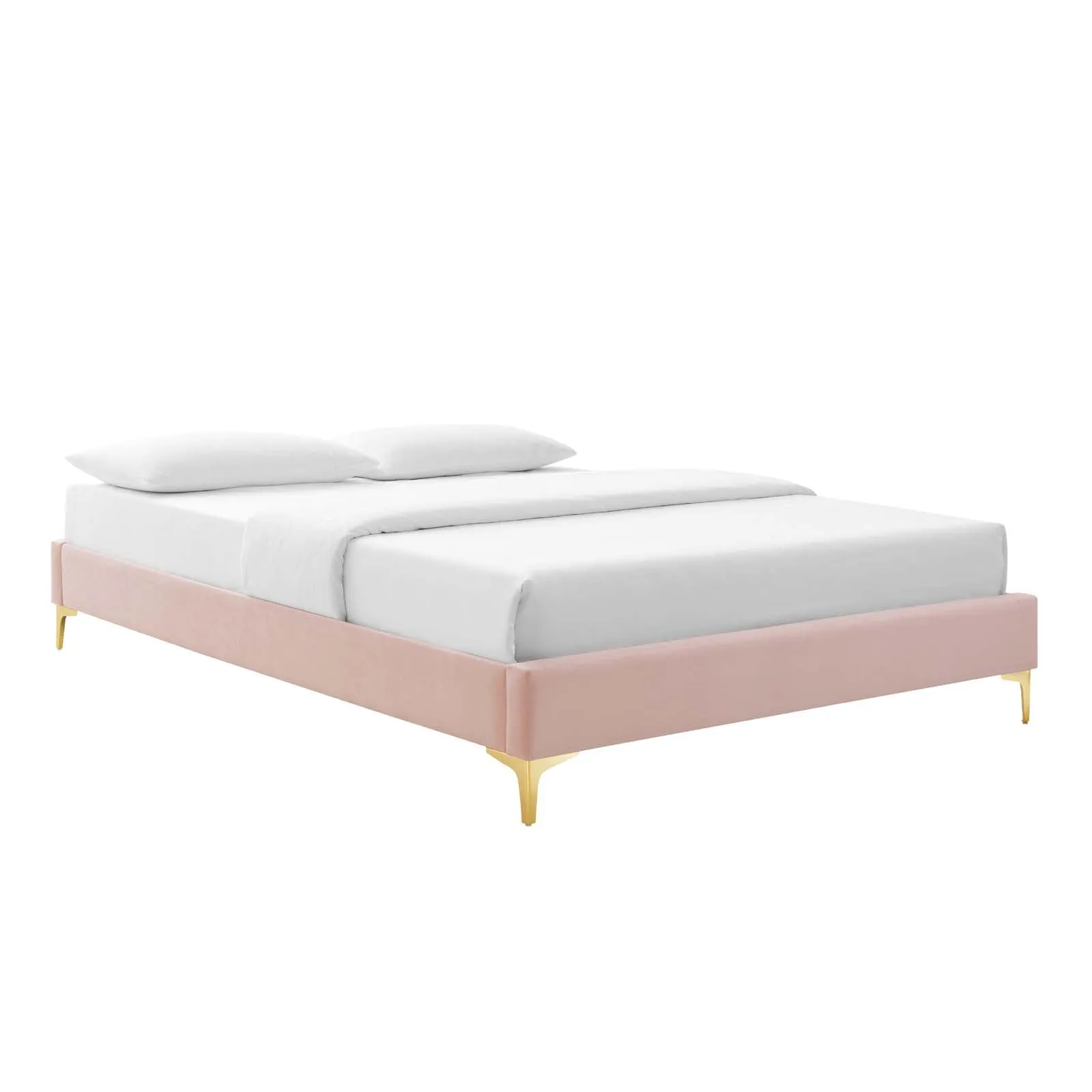 Elise Performance Velvet  Platform Bed