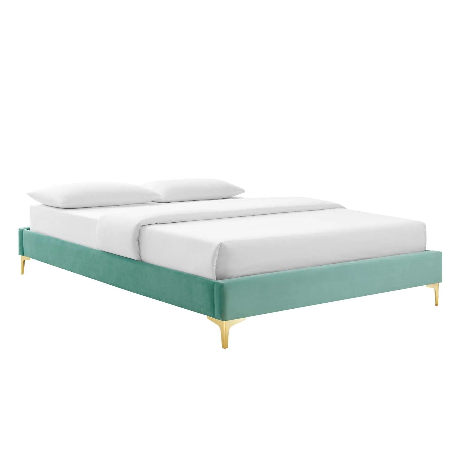 Elise Performance Velvet  Platform Bed