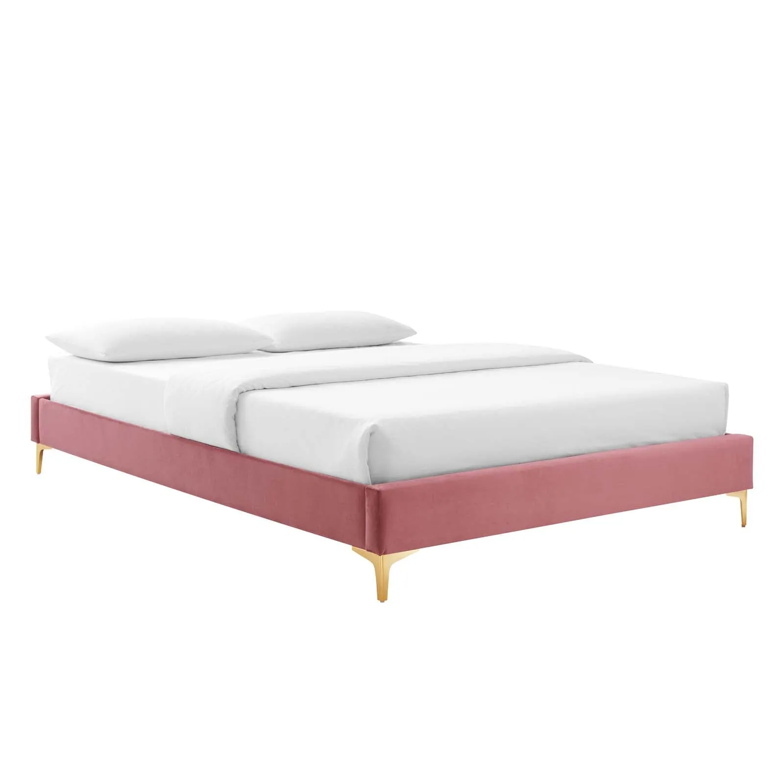 Elise Performance Velvet  Platform Bed