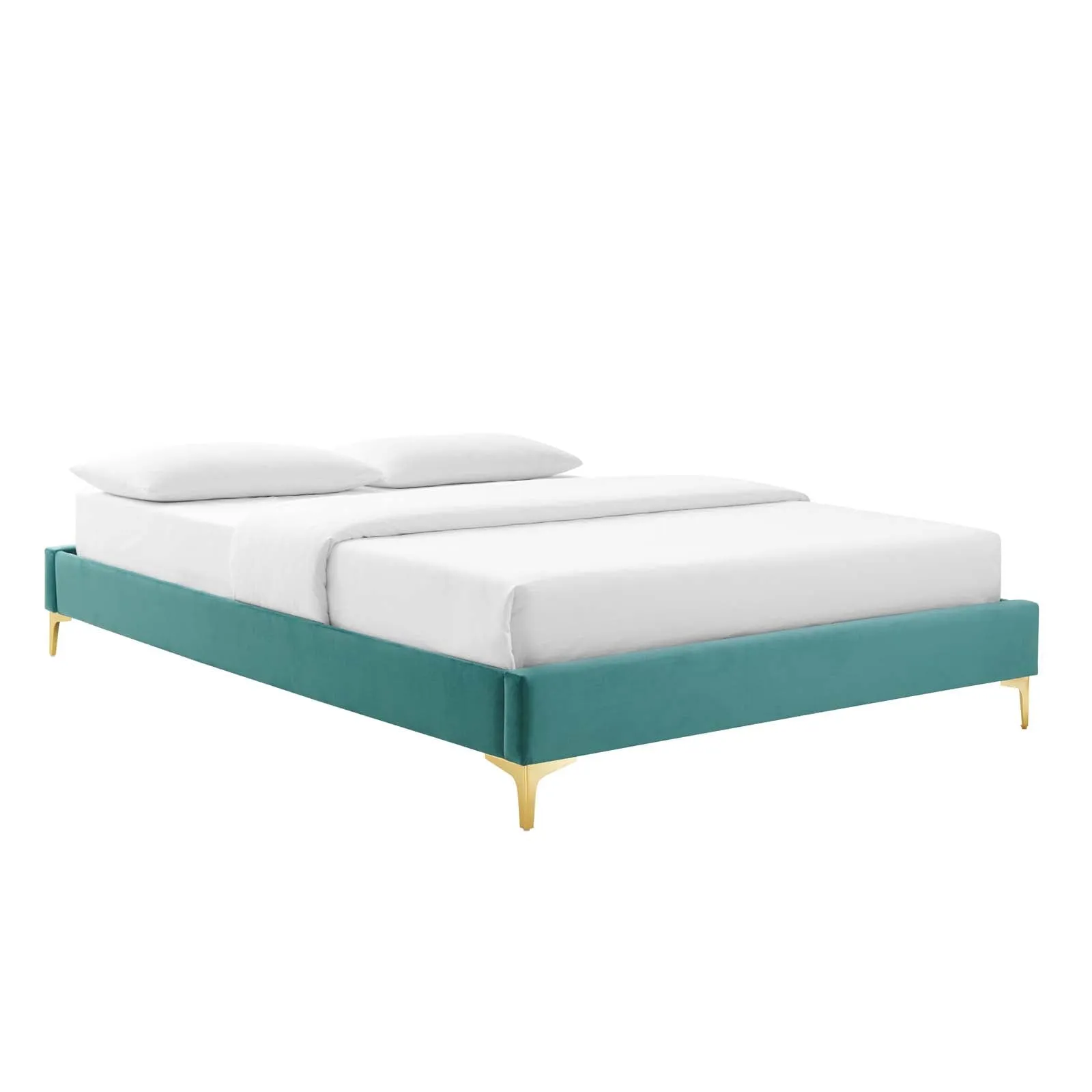 Elise Performance Velvet  Platform Bed