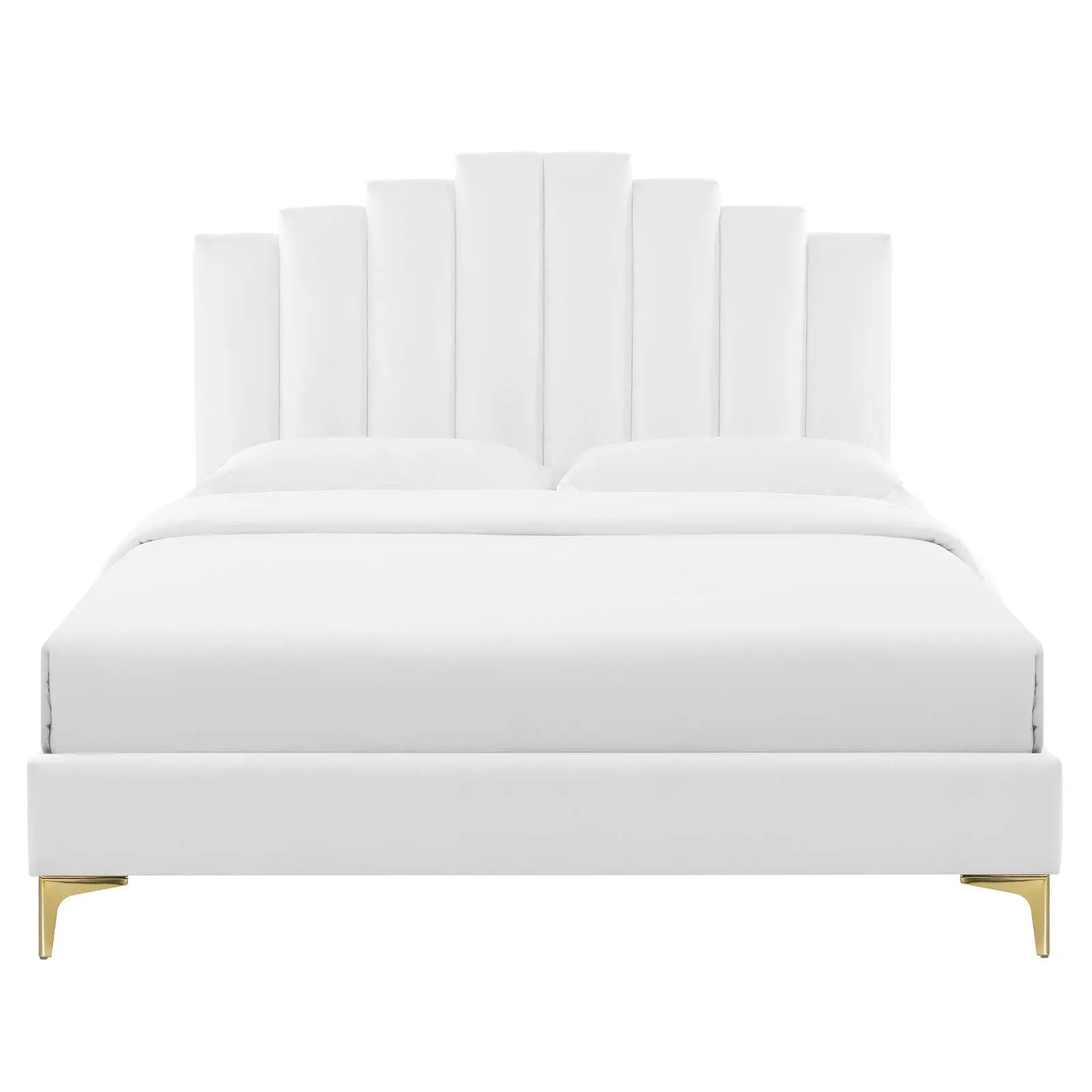 Elise Performance Velvet  Platform Bed