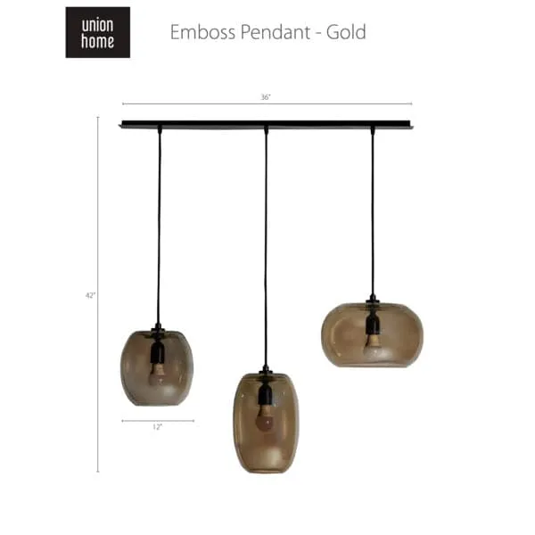 Emboss Pendant Light