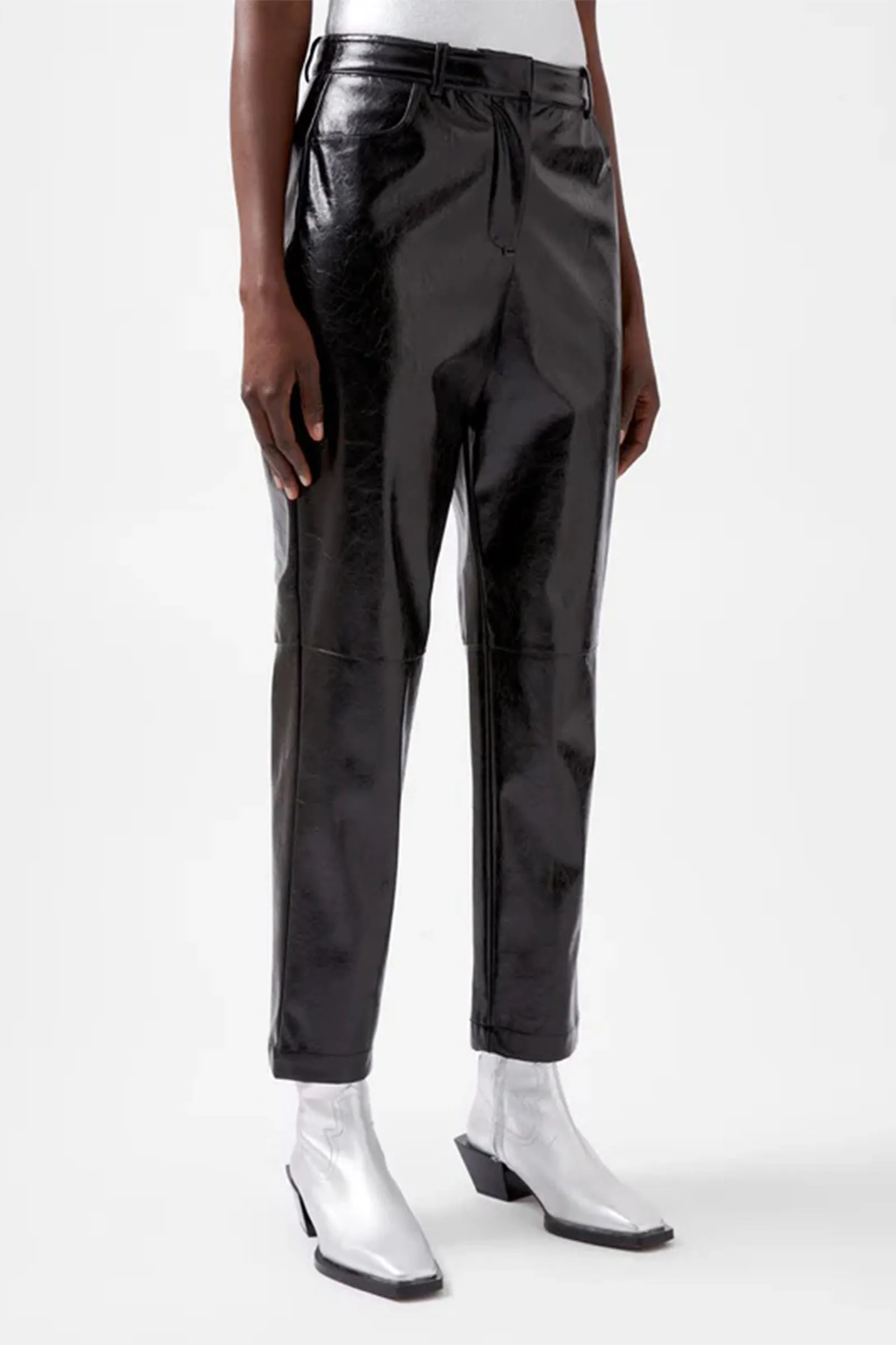 Emmett PU Tapered Trousers