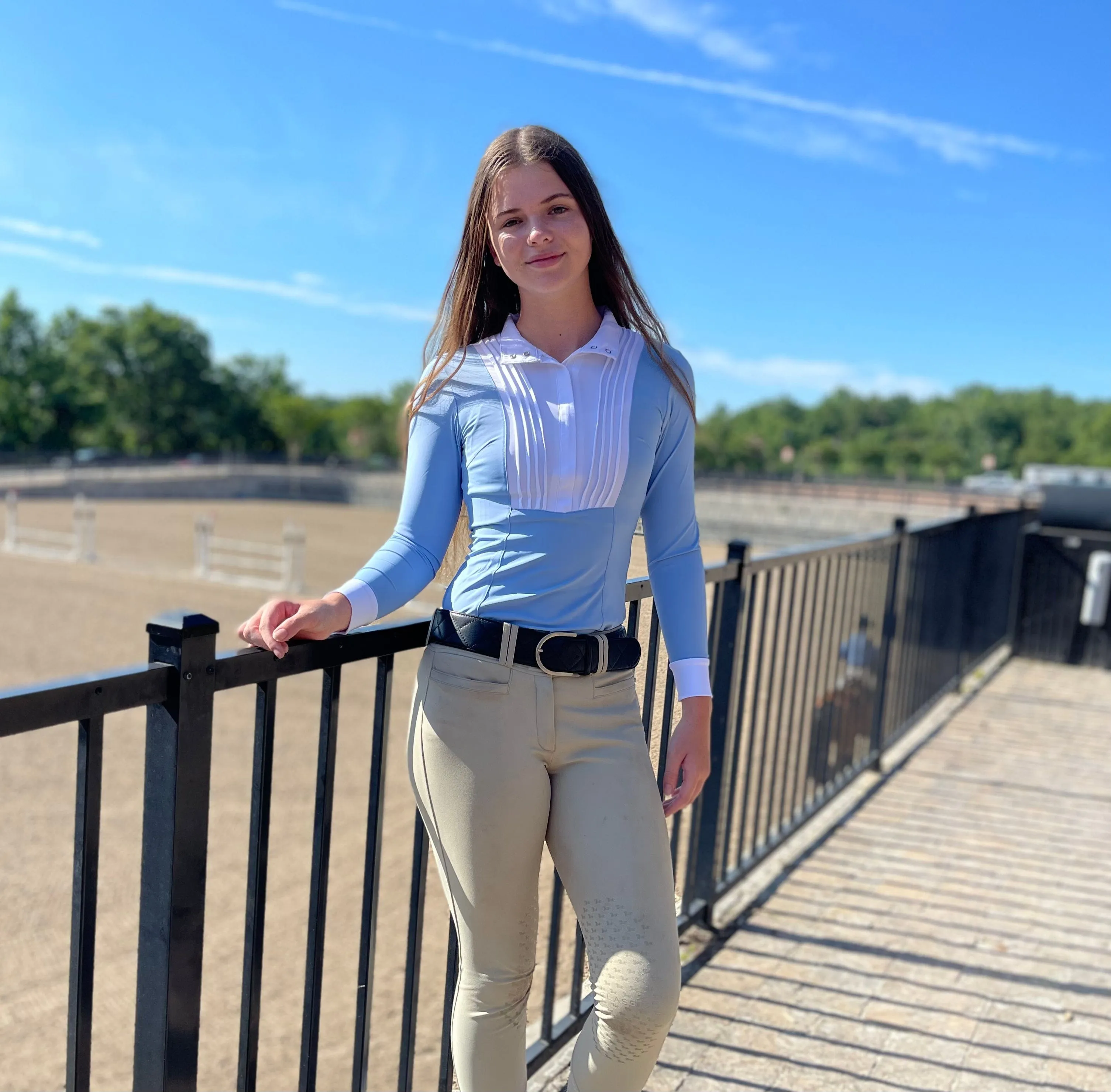 Equestrian Team Apparel- Show Shirt Long Sleeve Exclusive