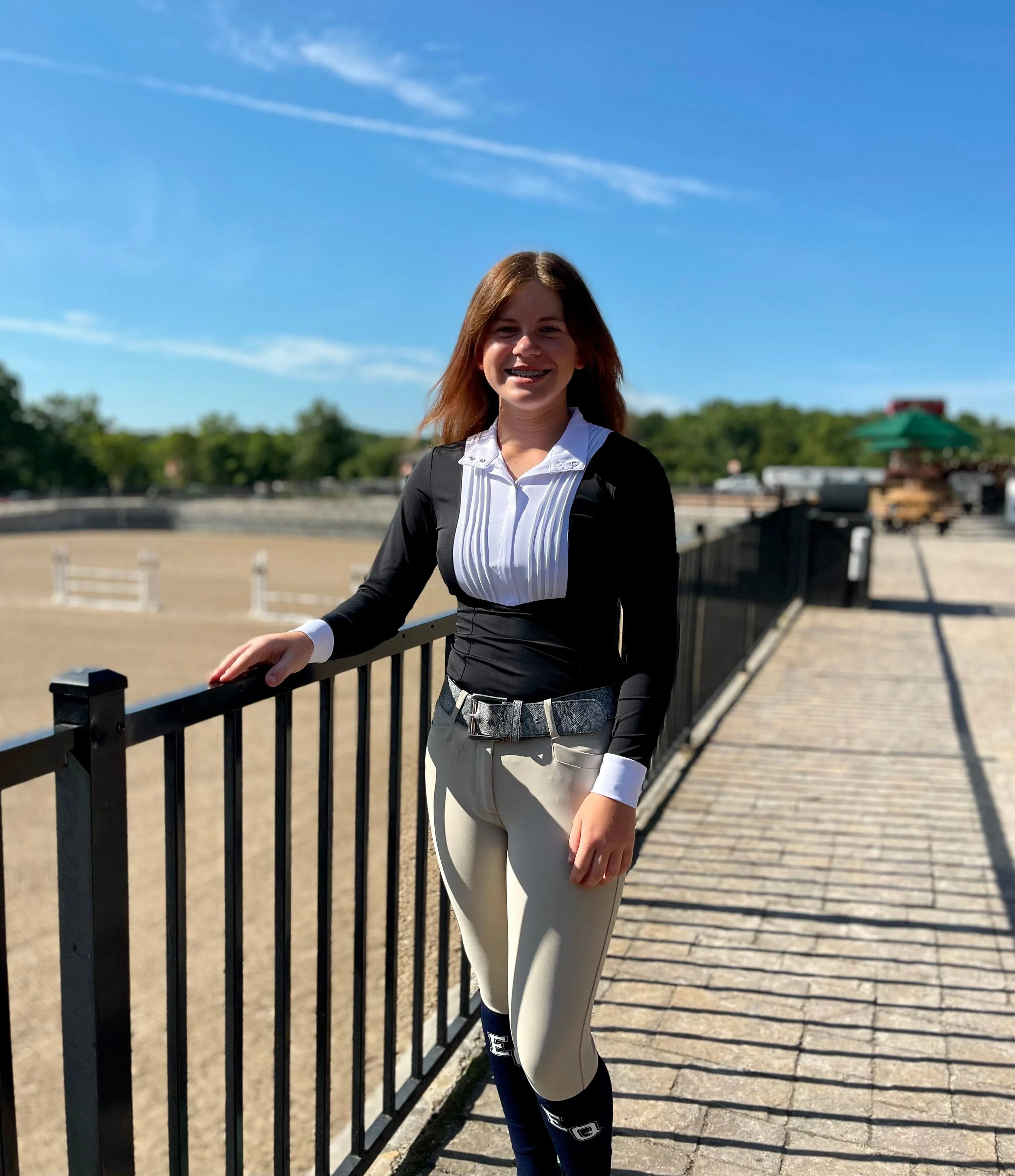 Equestrian Team Apparel- Show Shirt Long Sleeve Exclusive