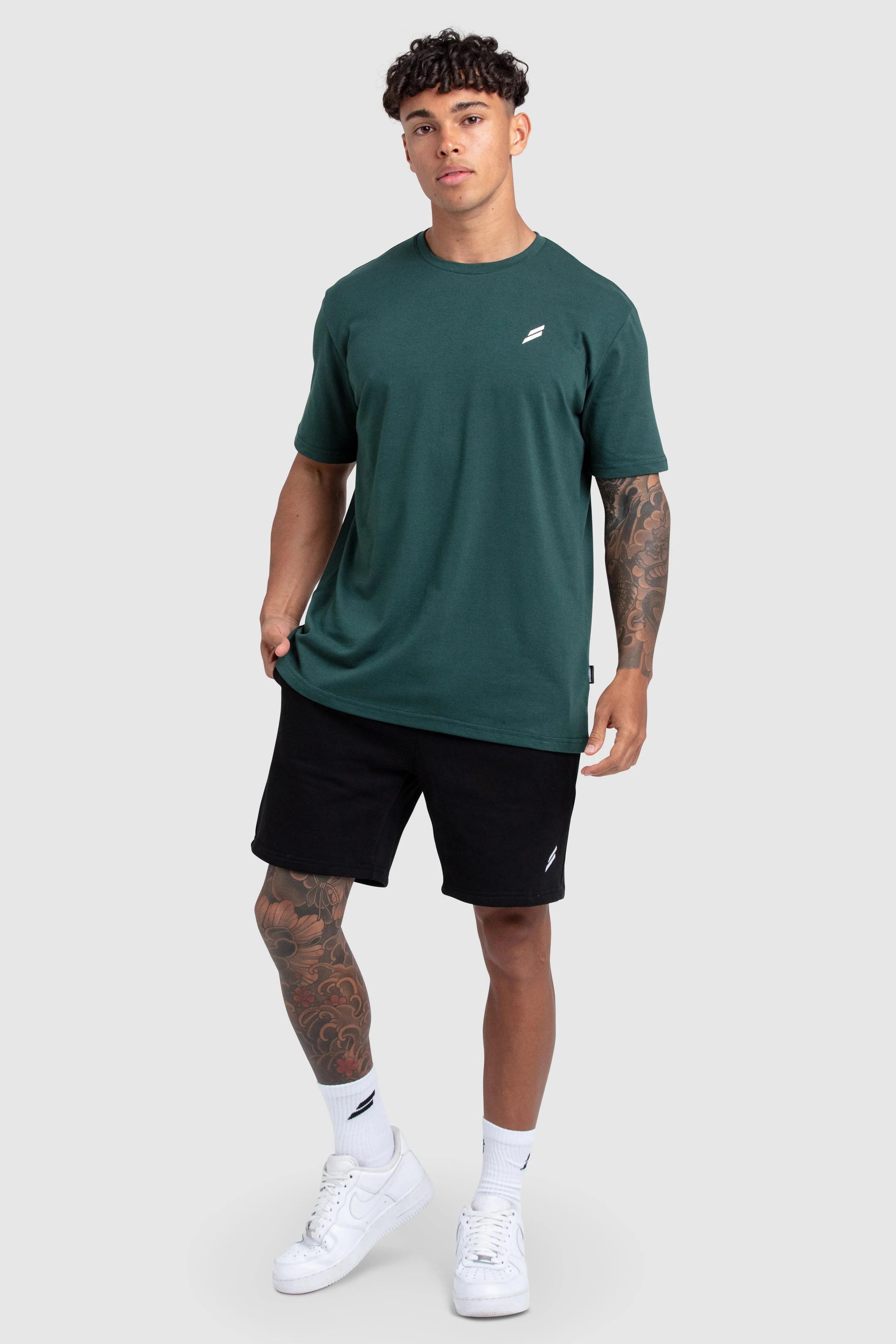 Essential Regular Fit Tee - Forest Green