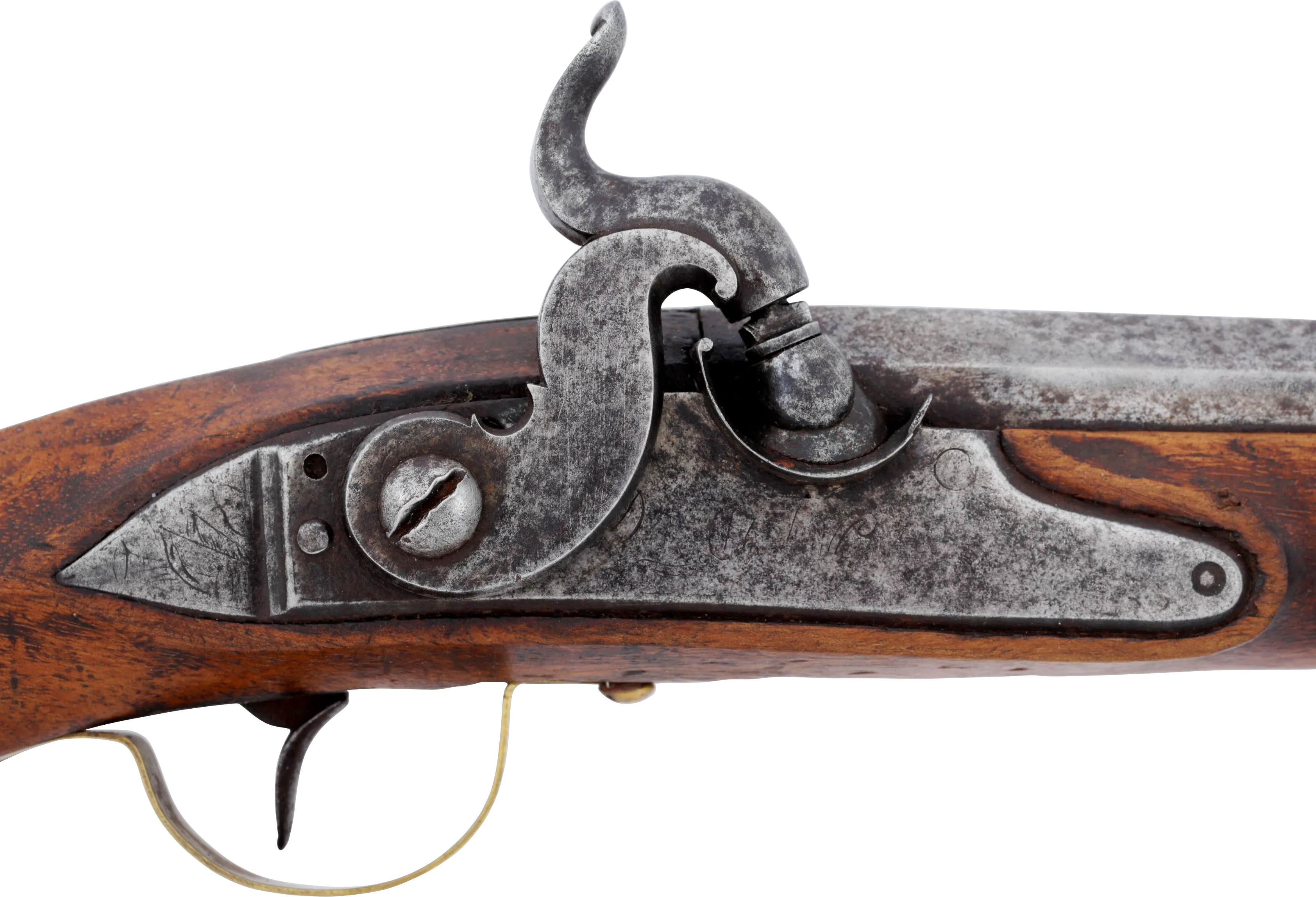 EUROPEAN COAT PISTOL, LATE 18TH CENTURY