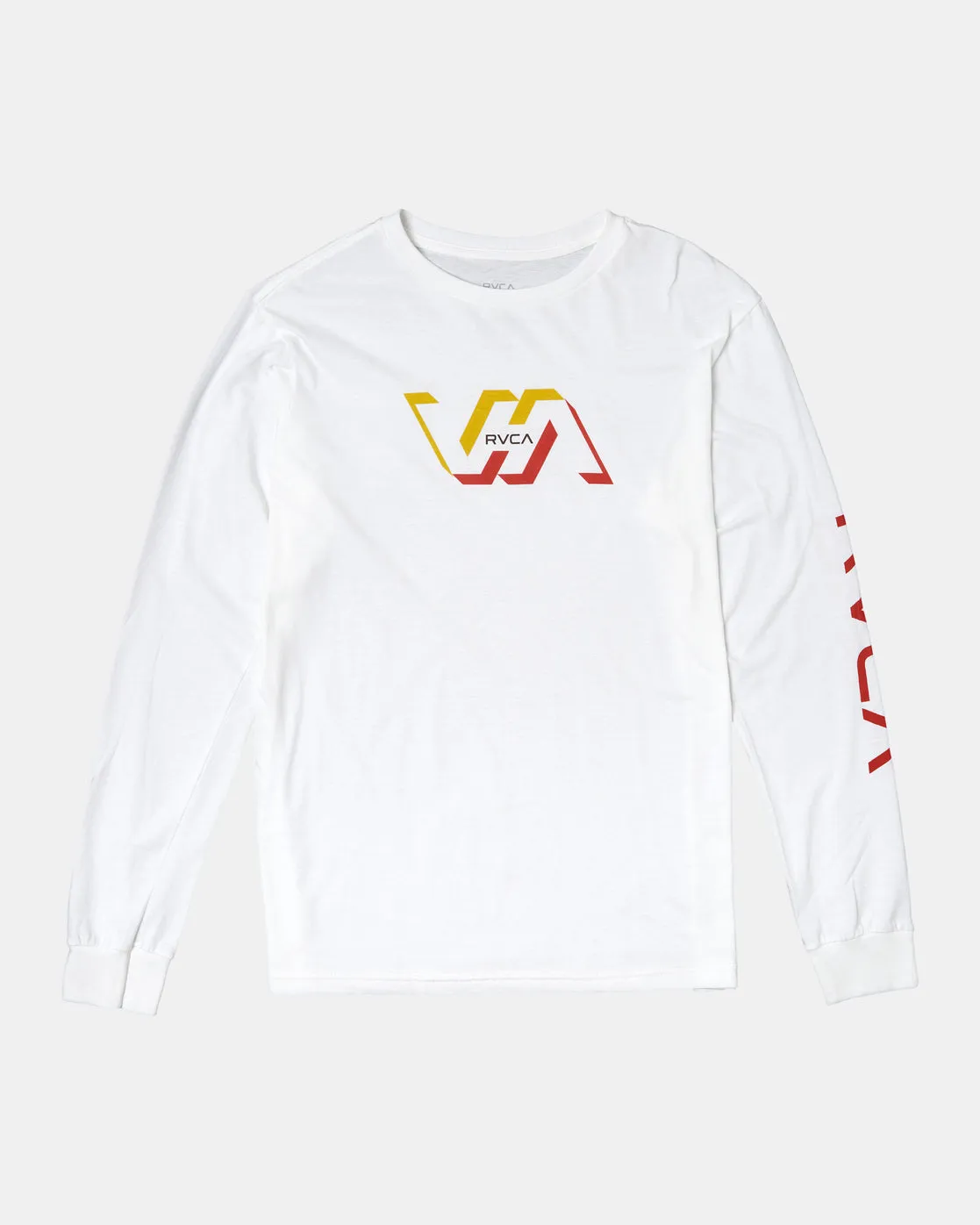 Facets Long Sleeve Tee - White