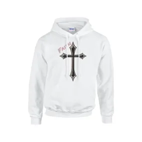 FAITH WITH SHARP CROSS DESIGN Hoodie For The USA |Gildan 18500